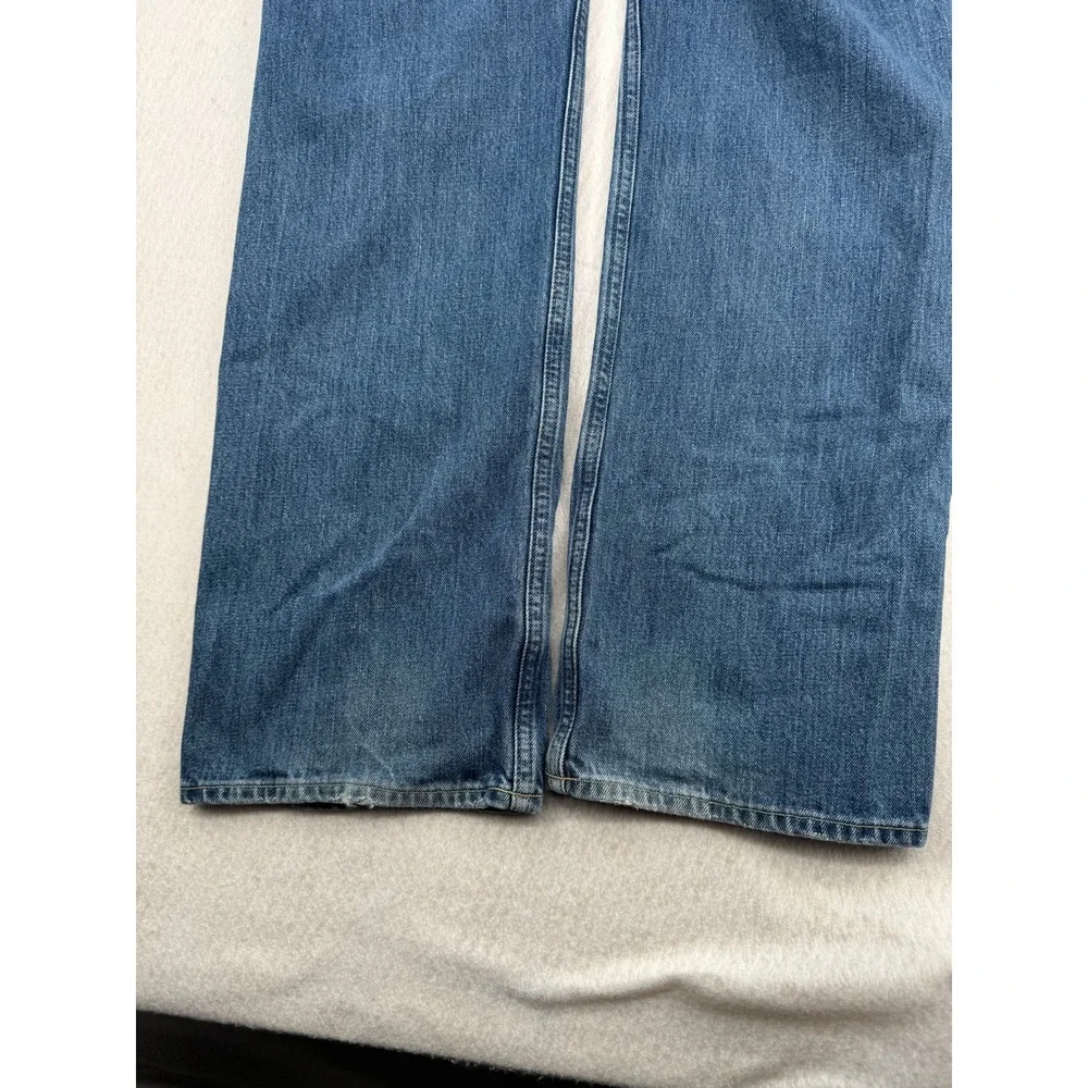 Polo Ralph Lauren Mens Classic Fit S67 Blue Denim Jeans 36x36 Tall Retro